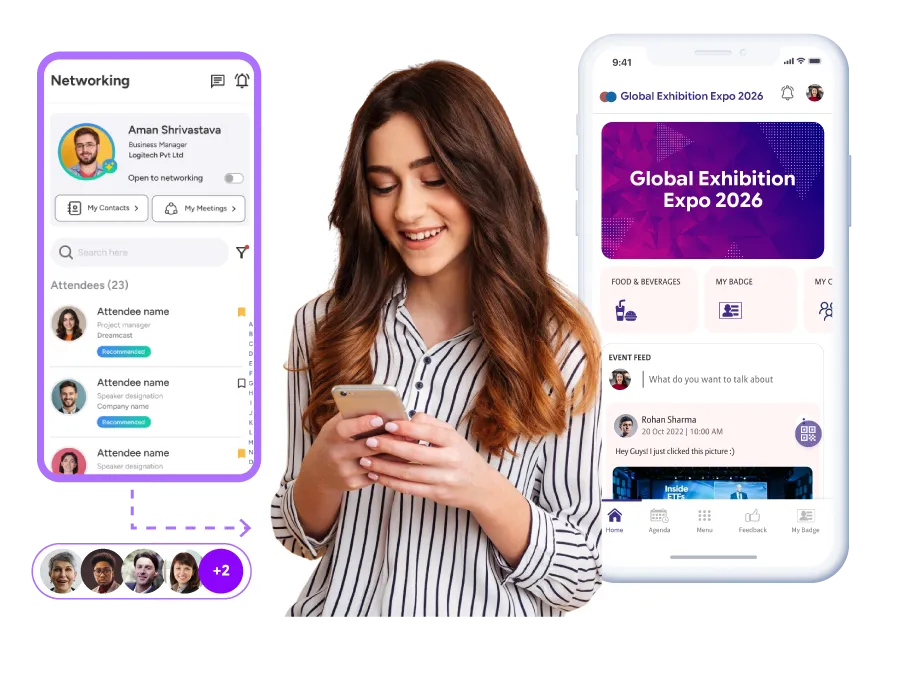 Interactive Mobile Event App for Large-Scale Exhibition
