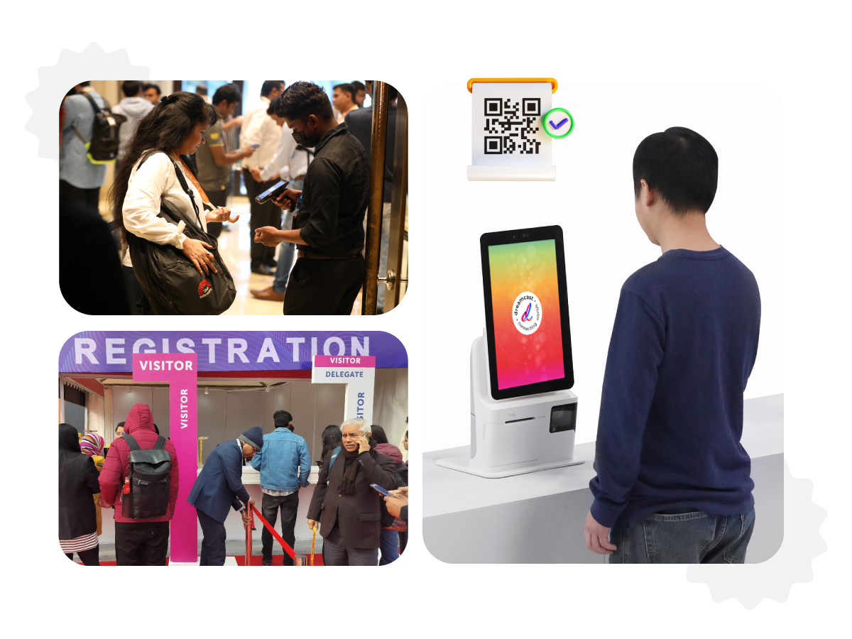 On-spot registration & check-in solutions