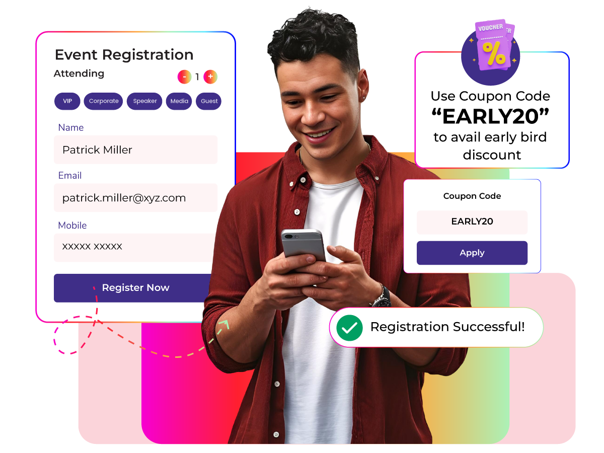 attendee registration for corporate events