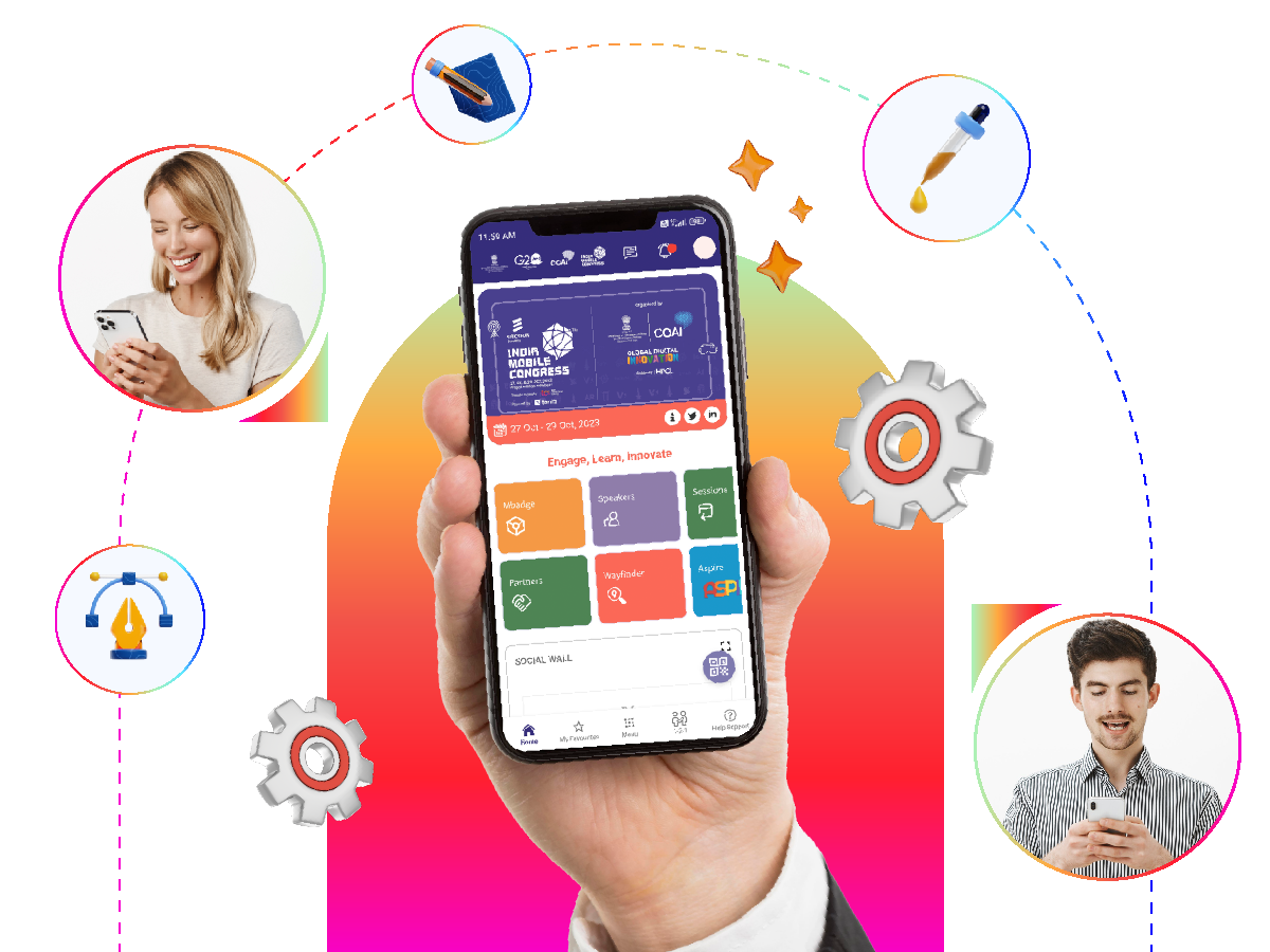 Customized Microsite and Mobile App for Trade shows