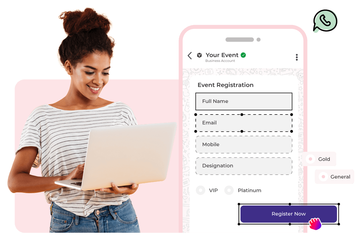 Custom Registration Forms on WhatsApp