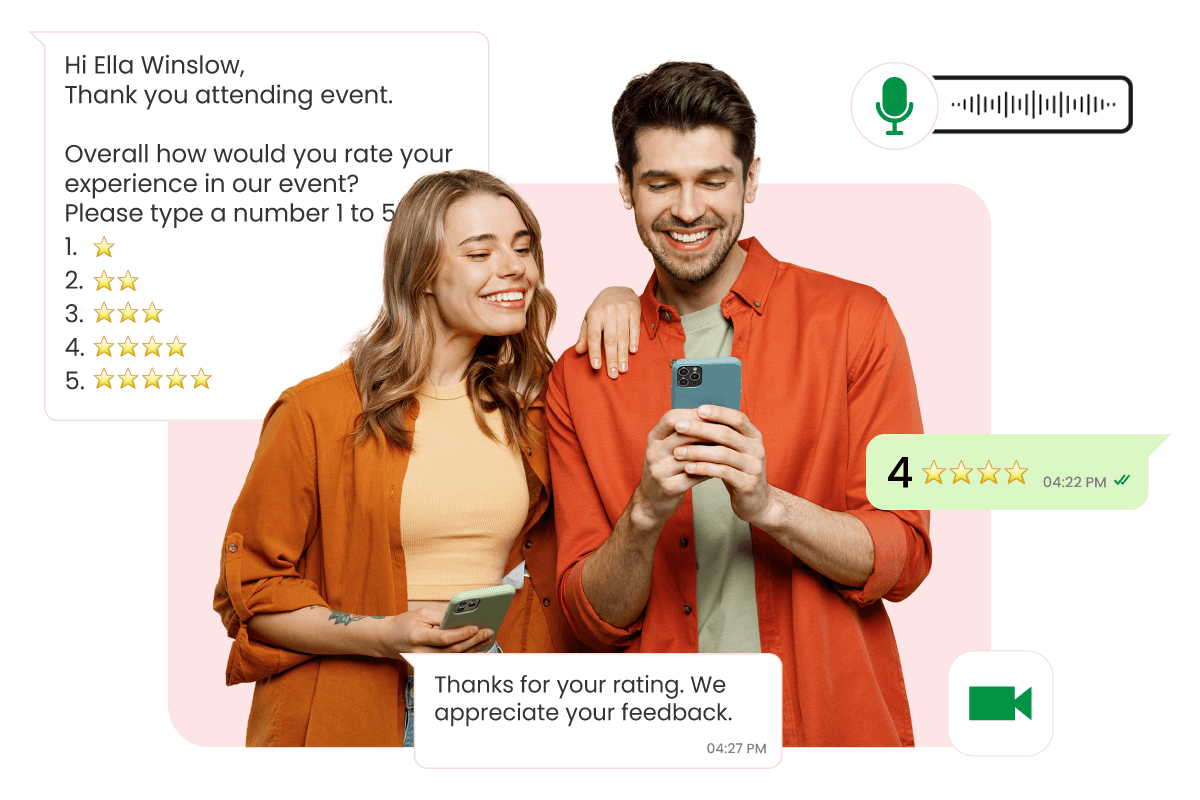 Post-Event Feedback via WhatsApp