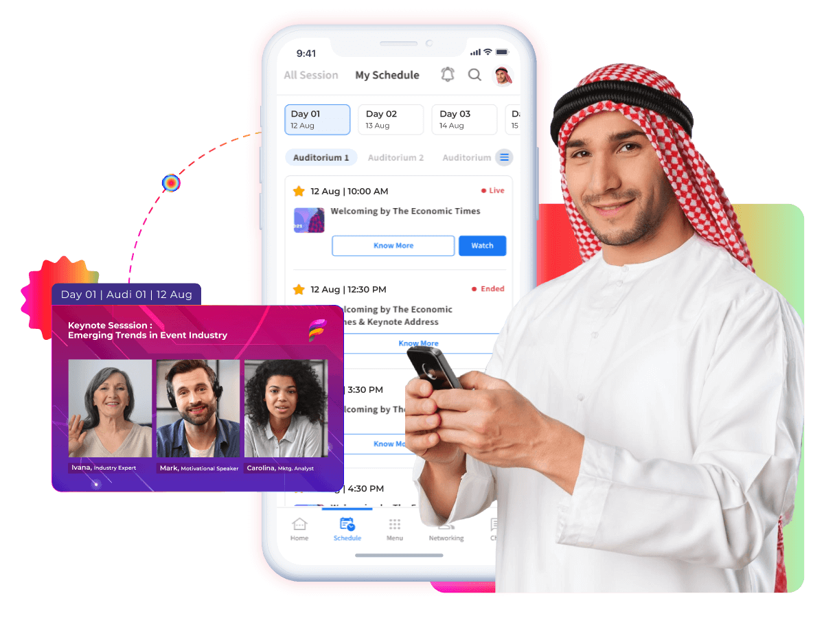 Personalized Event Journeys on app