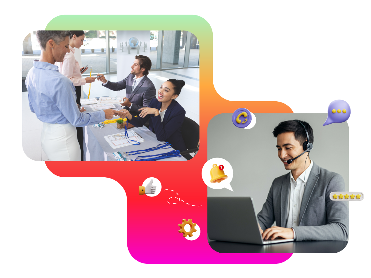 conference registration management support