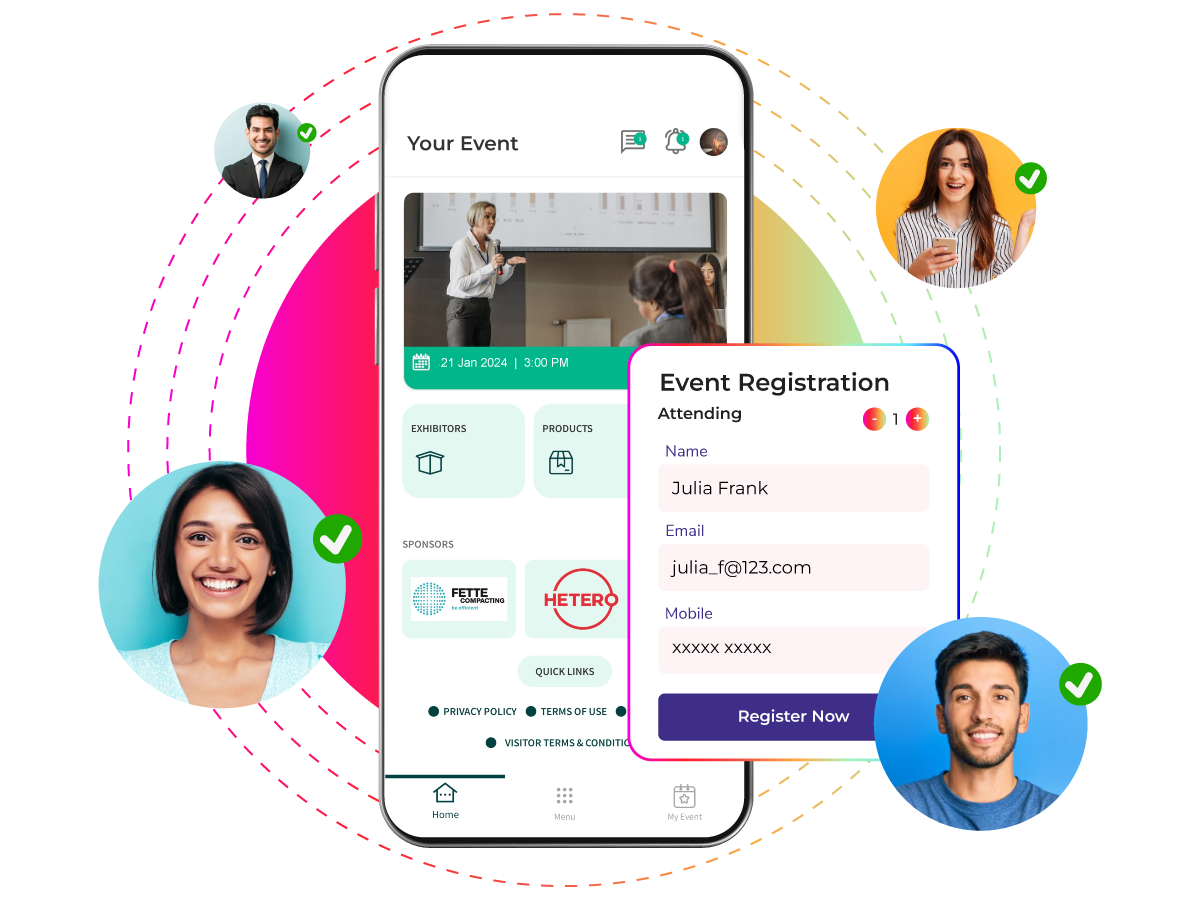 online conference registration system