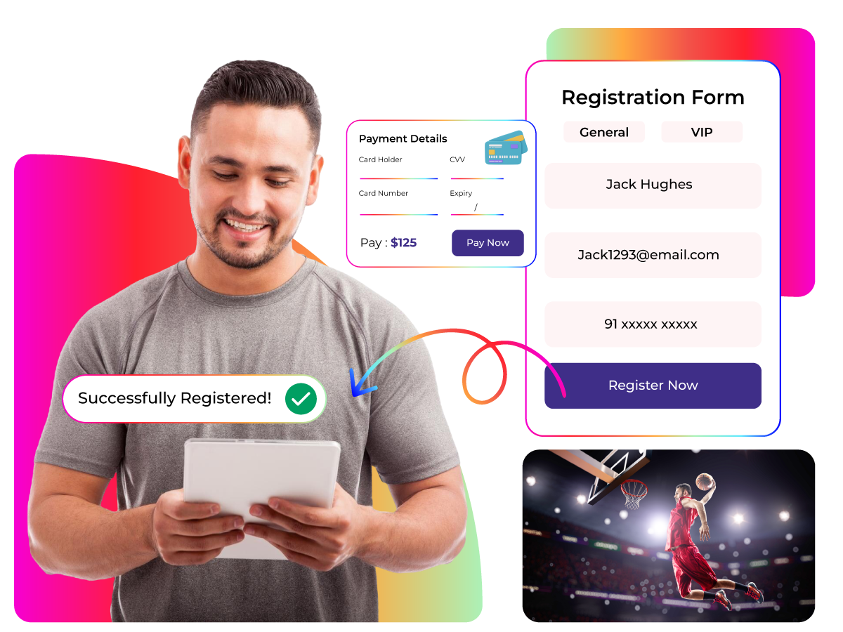 Sports Event Registration solutions