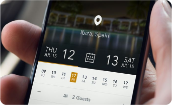 Mobile Friendly Booking Interface